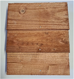 Rustic finish garden shed timber