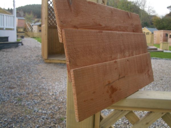 Rustic wood finish