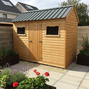 10ft x 6ft Cottage Style Garden Shed in Delux PT with optional galvanised roof