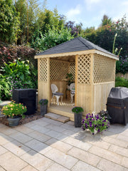 Four Corner Haven wooden gazebo by Abwood