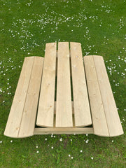 Kids wooden picnic bench, photo 3