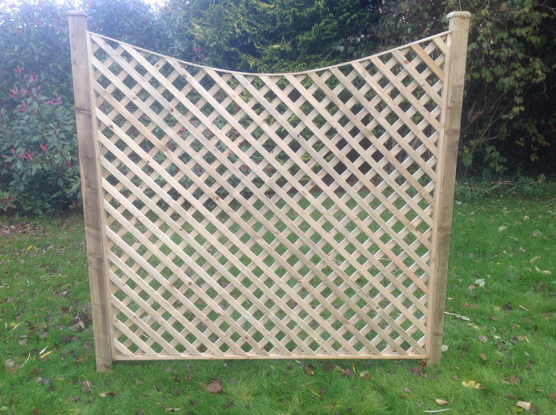 2 inch concave diamond trellis by Abwood
