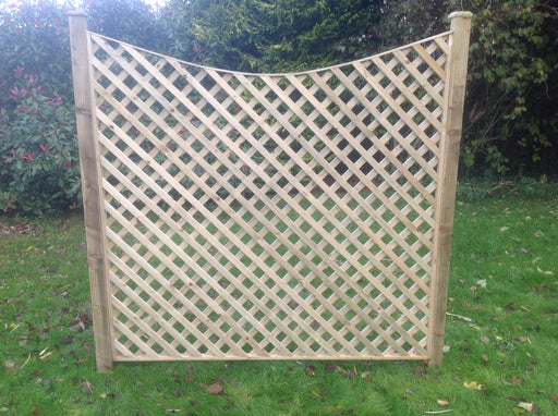 2 inch concave diamond trellis by Abwood