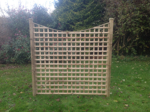 3 inch concave square trellis by Abwood