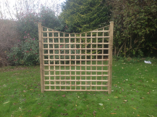 5 inch concave square trellis by Abwood