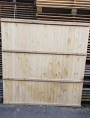 Glan panel fencing in a garden, photo 2