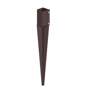 Met shoe metal post support