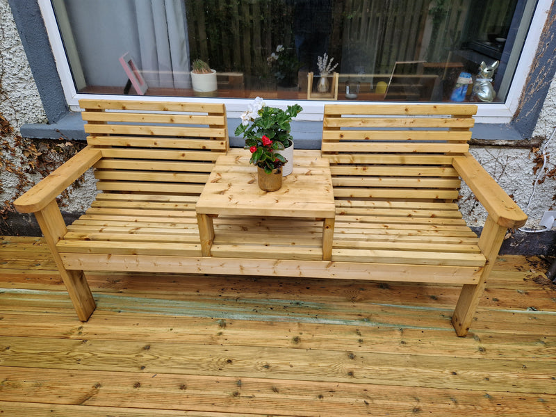 Mini rail wooden companion seat by Abwood