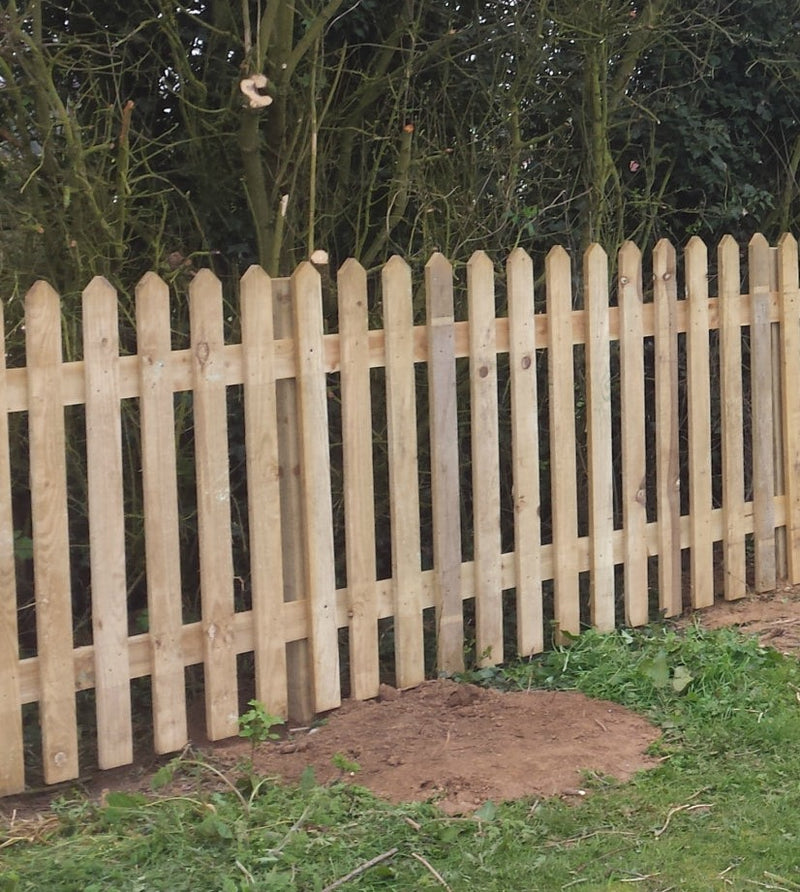 Standard cottage picket fence by Abwood