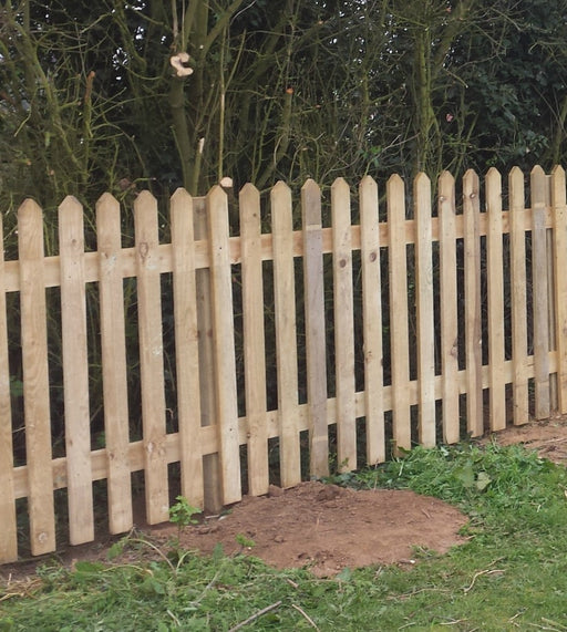 Standard cottage picket fence by Abwood
