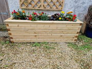 Rectangular mini rail wooden planter by Abwood