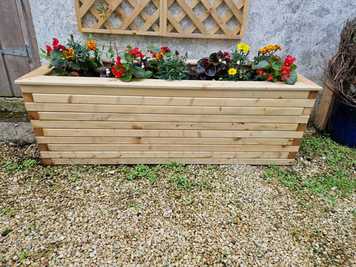 Rectangular mini rail wooden planter by Abwood