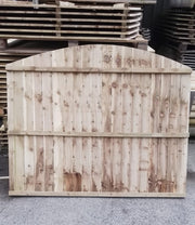 Solid arched cottage fencing, photo 2