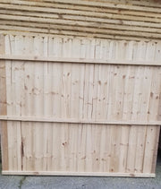 Solid cottage round top fencing, photo 2