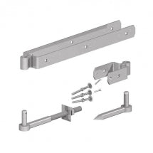 Pair of wrap around gate hinges