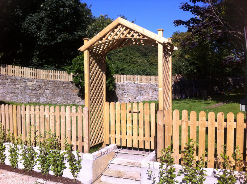 Cottage wooden gate, photo 2