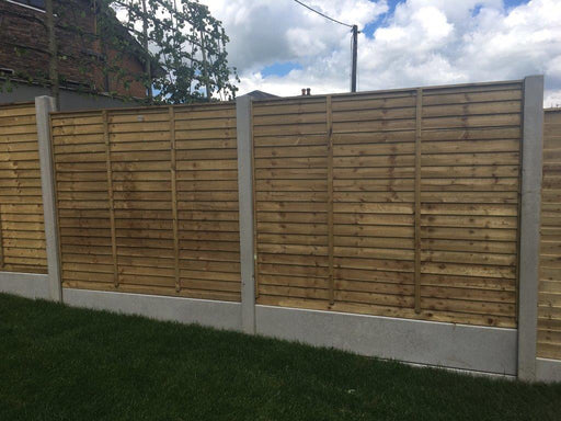 Shiplap timber fence panels by Abwood