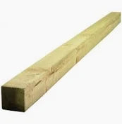 Treated timber posts, photo 4
