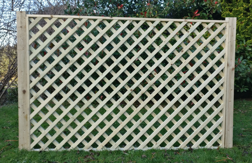 2 inch diamond wooden trellis panel by Abwood