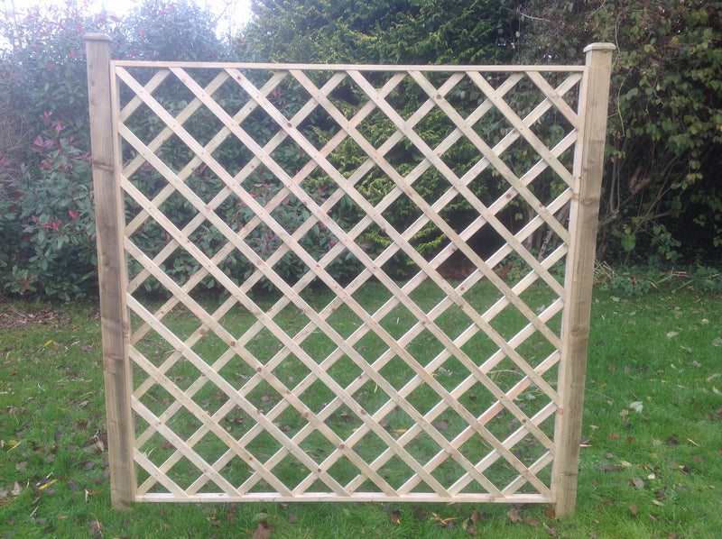 5 inch diamond wooden trellis panel by Abwood