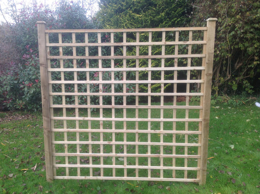 5 inch heavy square wooden trellis panel by Abwood
