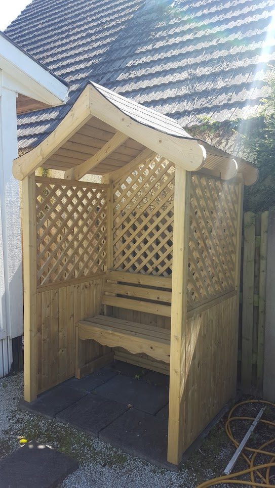 Wooden garden arbour by Abwood