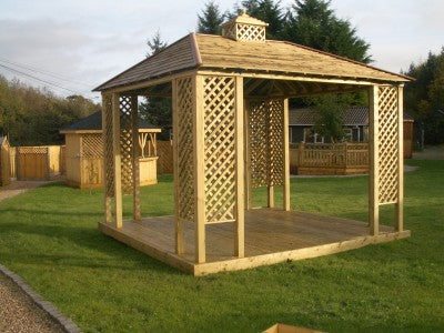 Wooden garden pavilion by Abwood