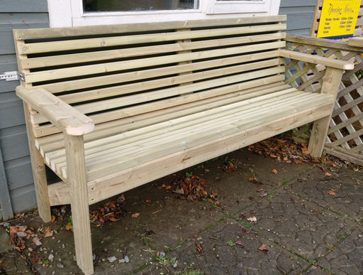 Mini rail wooden garden bench by Abwood