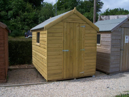 6ft x 4ft Rustic Garden Shed with apex roof