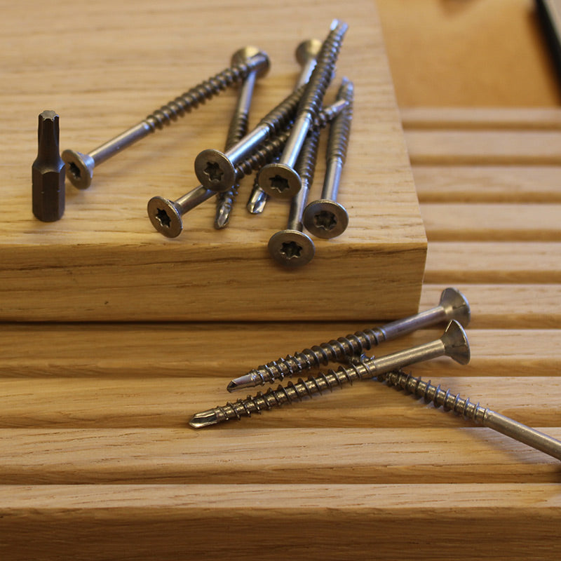 Decking screws and fixings