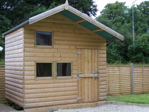 Childrens timber playhouse