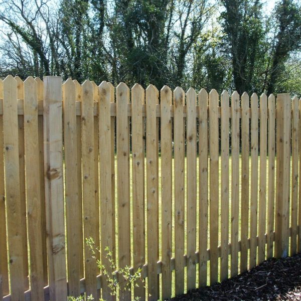 Hit & Miss 4 inch Vertical Board Fence Panels - Abwood.ie