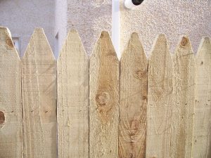 Solid pointed cottage gate panels