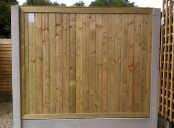 Tongue & Grooved Pressure treated timber fencing panel
