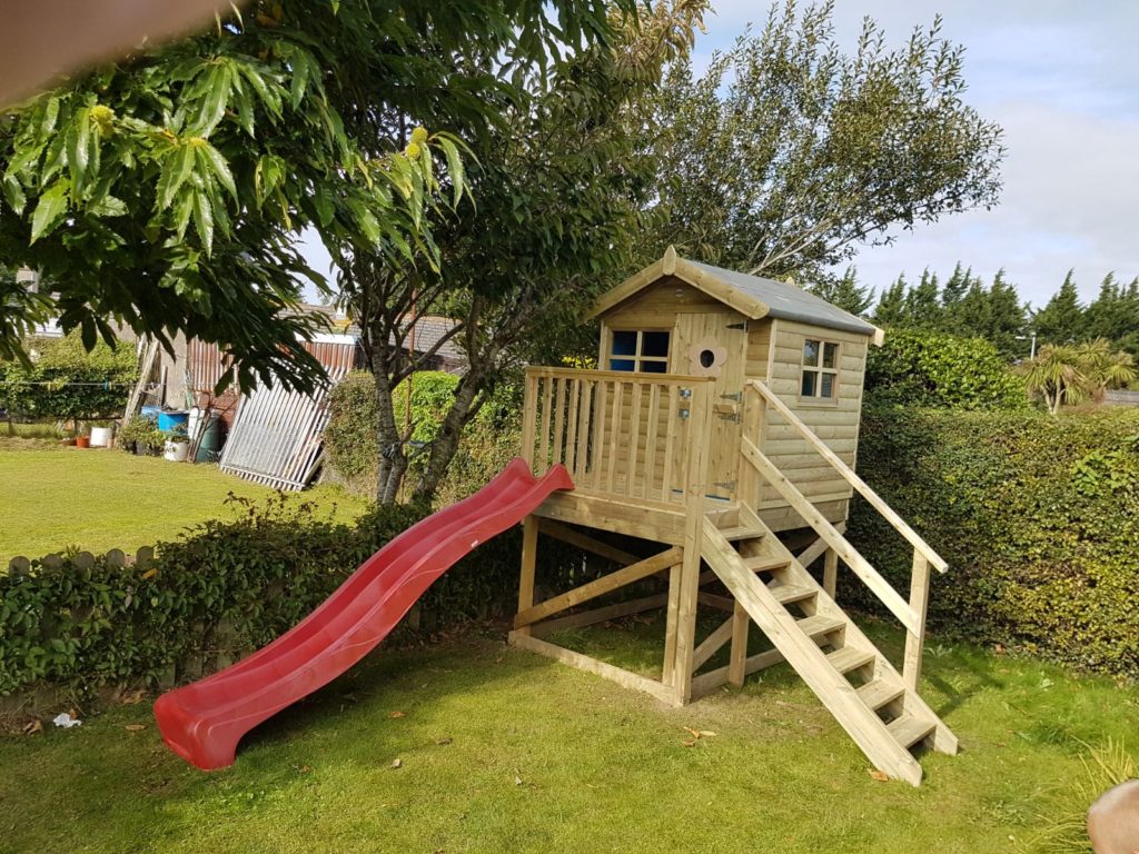 Kids Wooden Castle Playhouse | Kids Playhouse Ideas - Abwood.ie