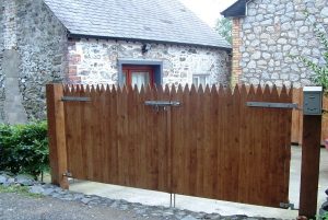 Abwood timber gates solid cottage gates